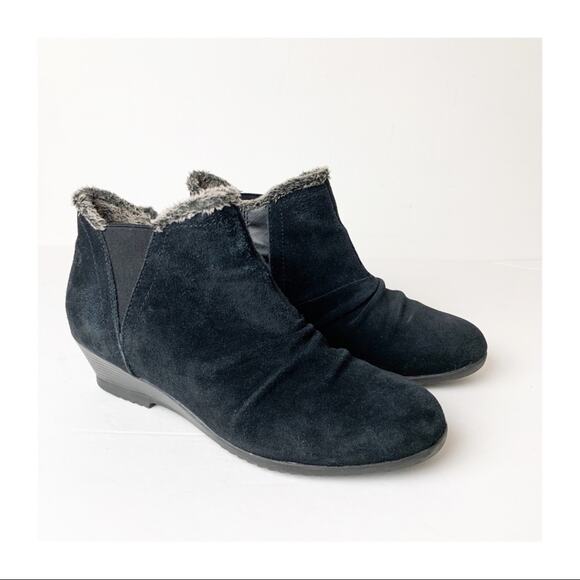 Sporto Bootie Black Suede SZ 9 - Picture 7 of 8